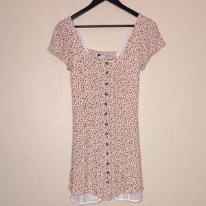 Floral Button-Down Dress